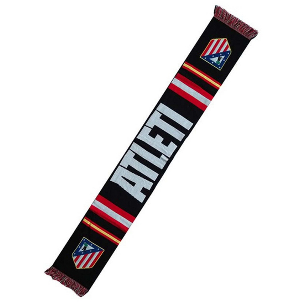 Bufanda Atlético De Madrid Atléti Negra Franjas España 82296