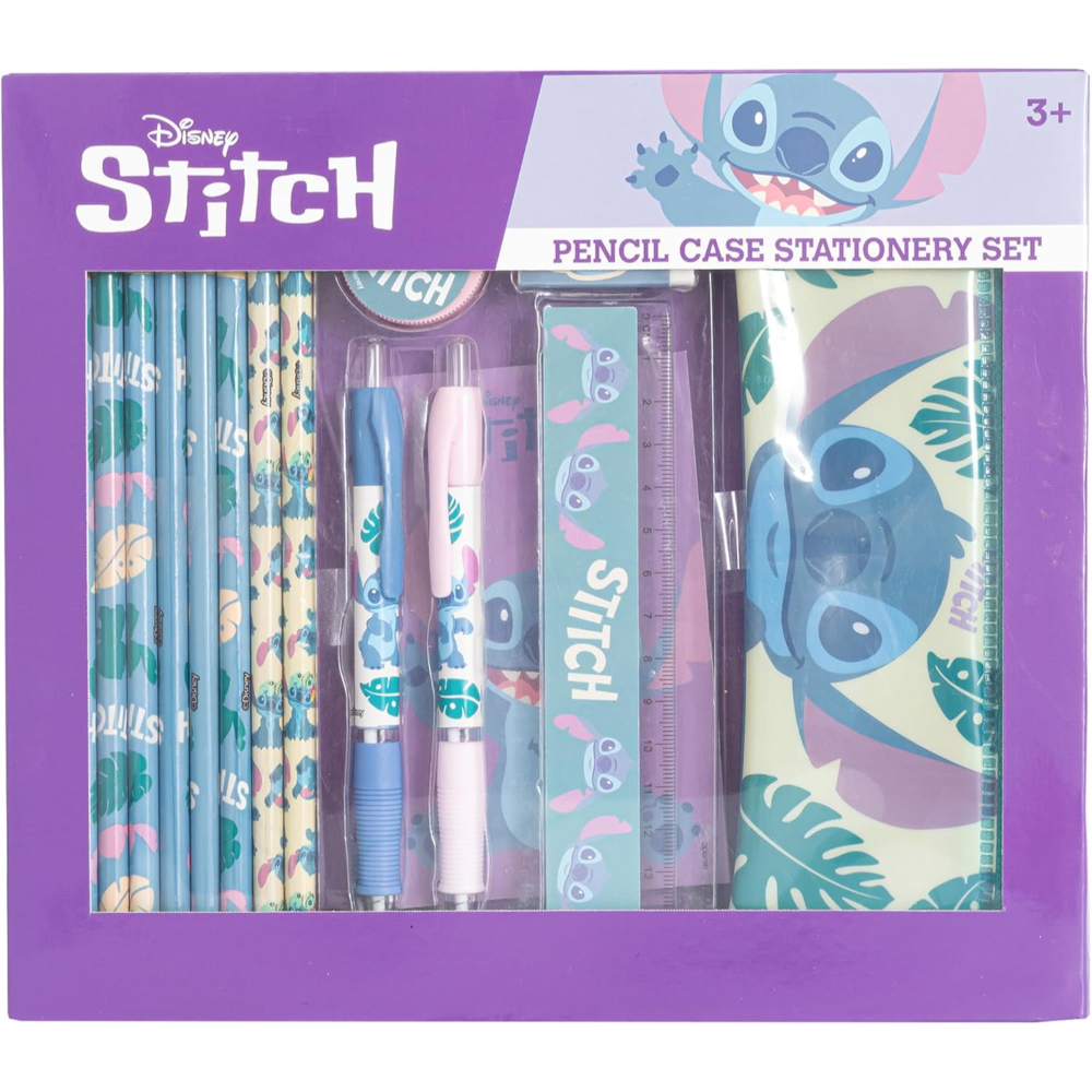 Set De Papelería Stitch Aloha 14 Piezas 83274