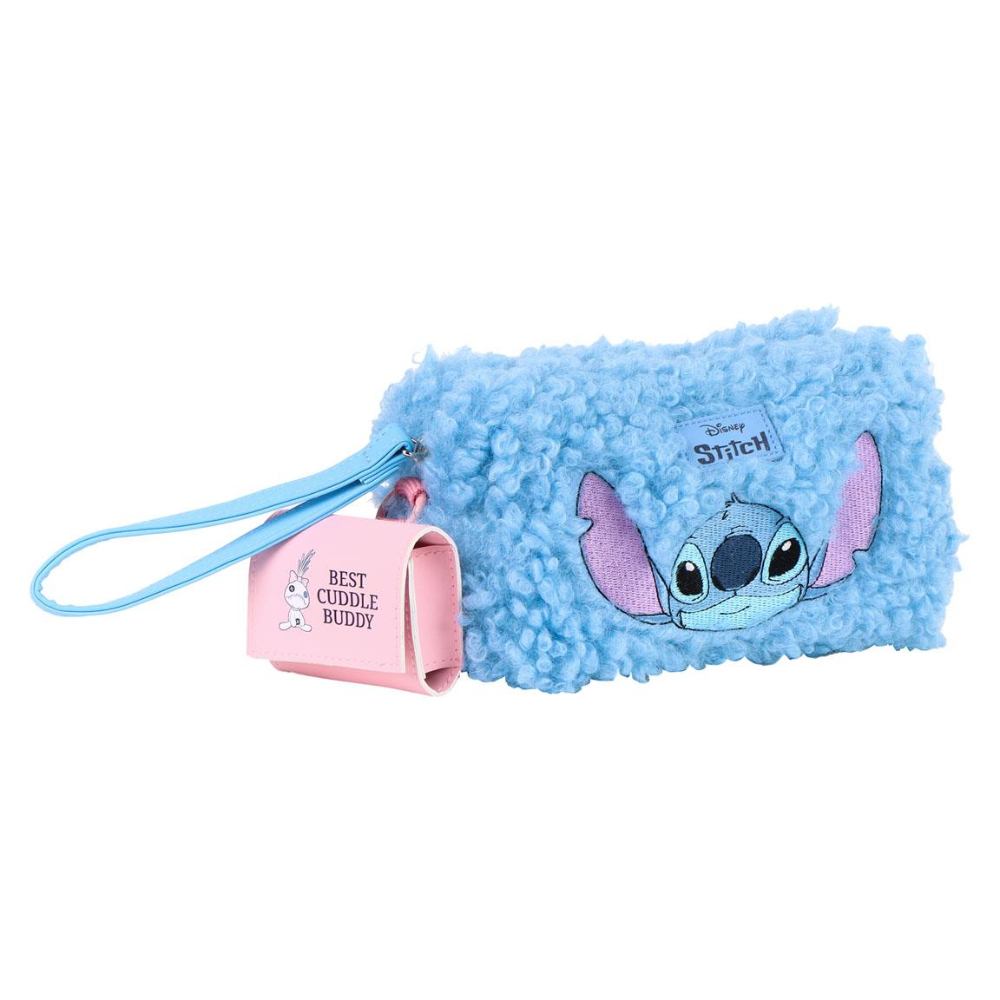 Neceser Aseo Viaje con Monedero Stitch Borreguillo Azul 83805