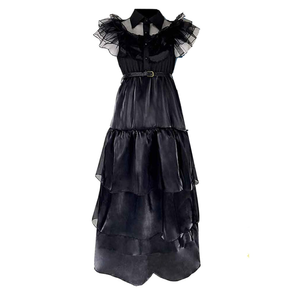 Vestido Baile Wednesday Miércoles Talla 12-16 Años Adolescente 84536