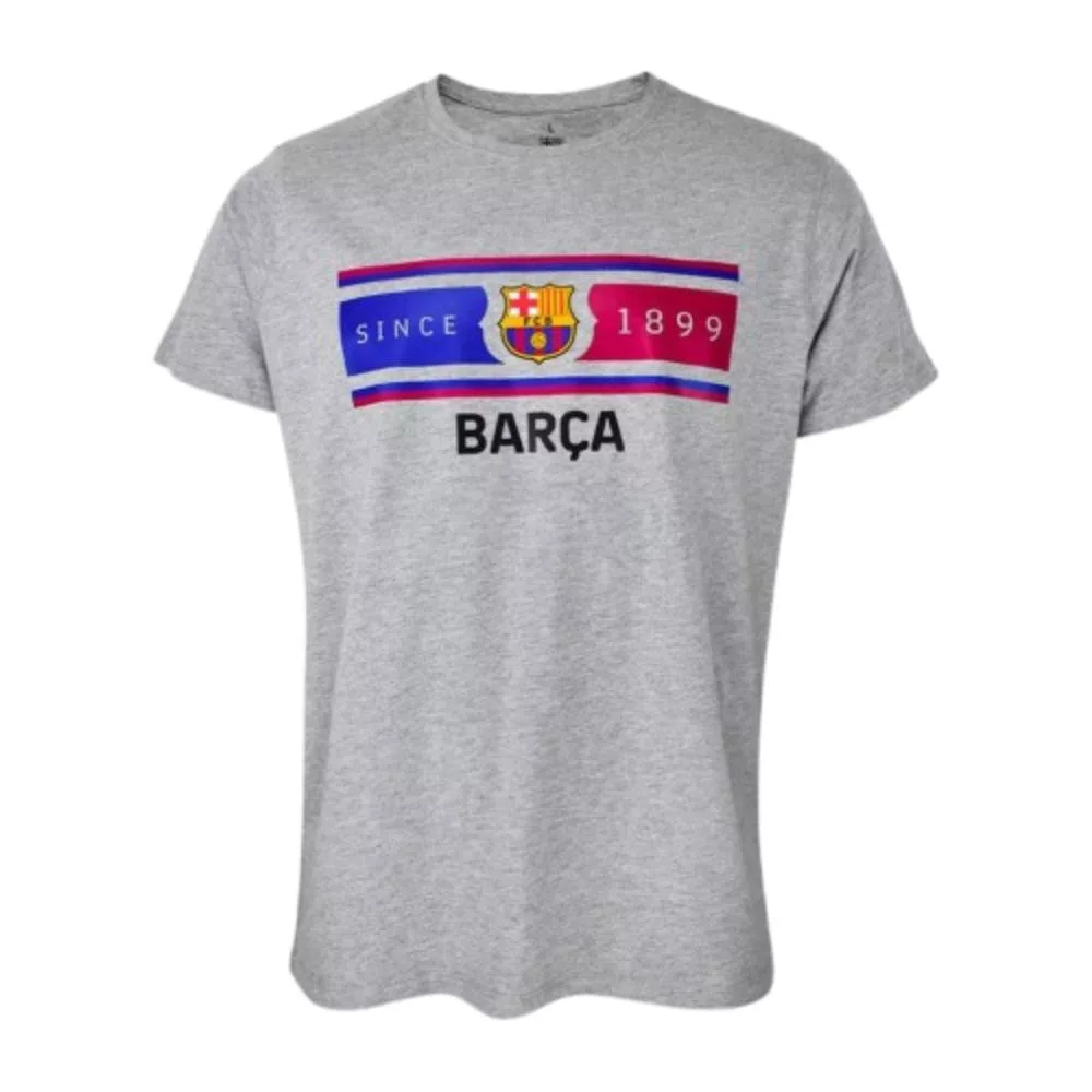 Camiseta Manga Corta FC Barcelona Return Gris Niño 86116