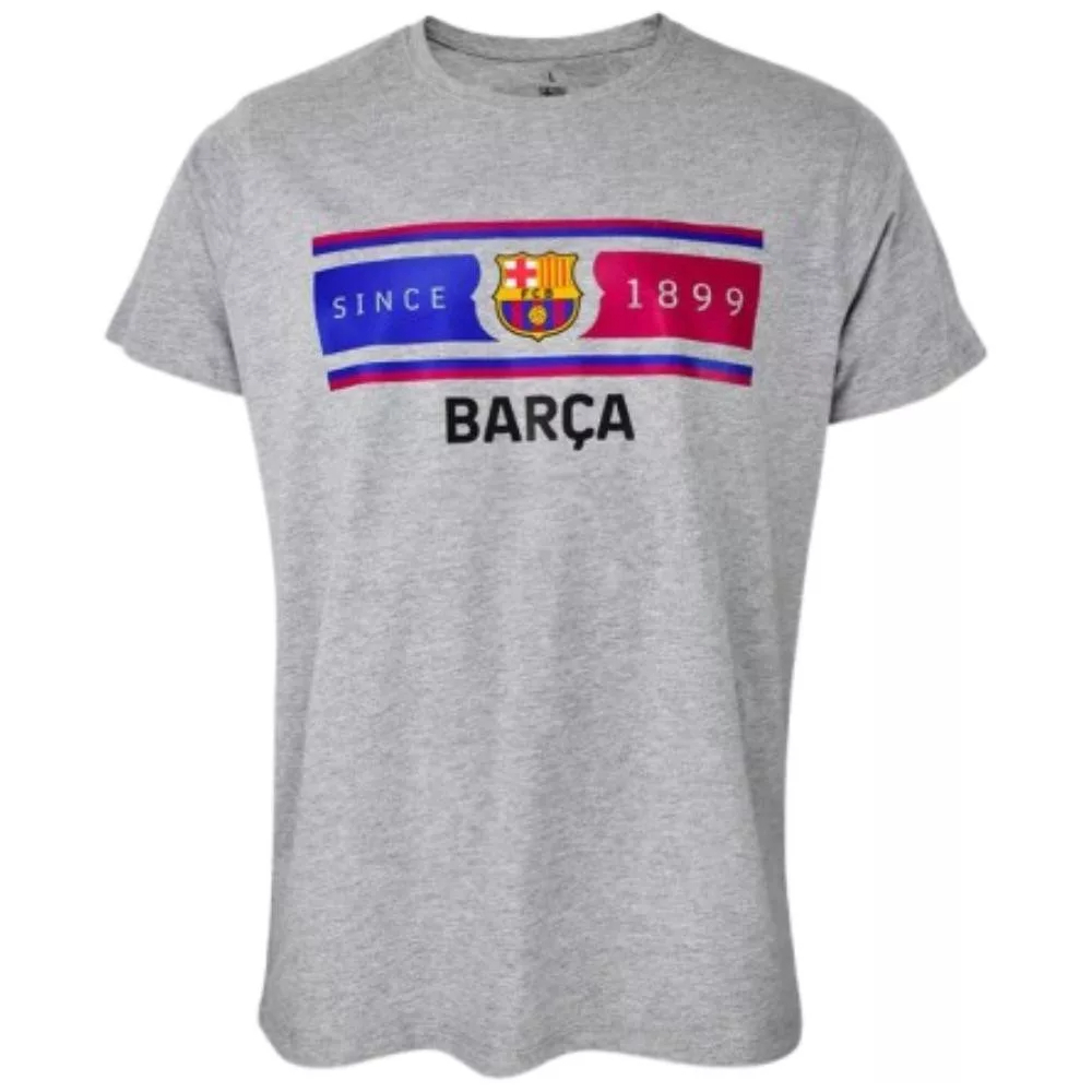 Camiseta Manga Corta FC Barcelona Return Gris Hombre 86117