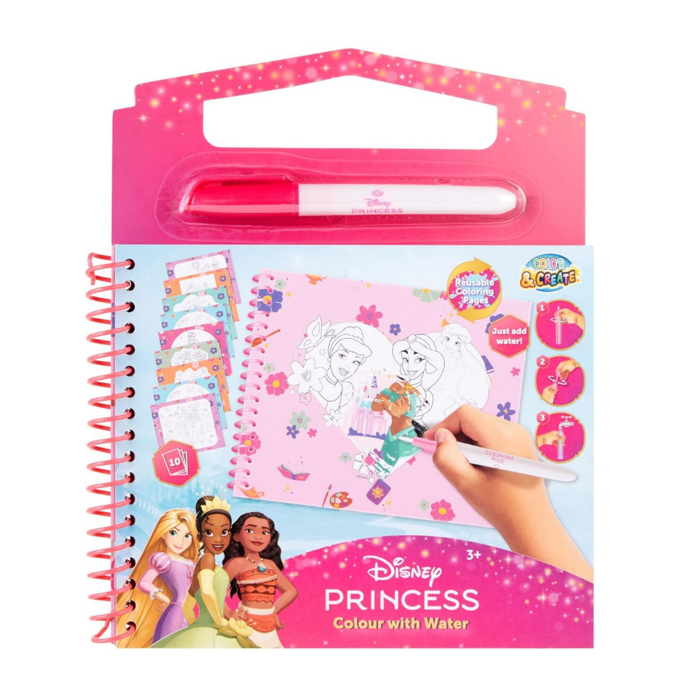 Libro Mágico Pintura Con Agua Princesas 86684
