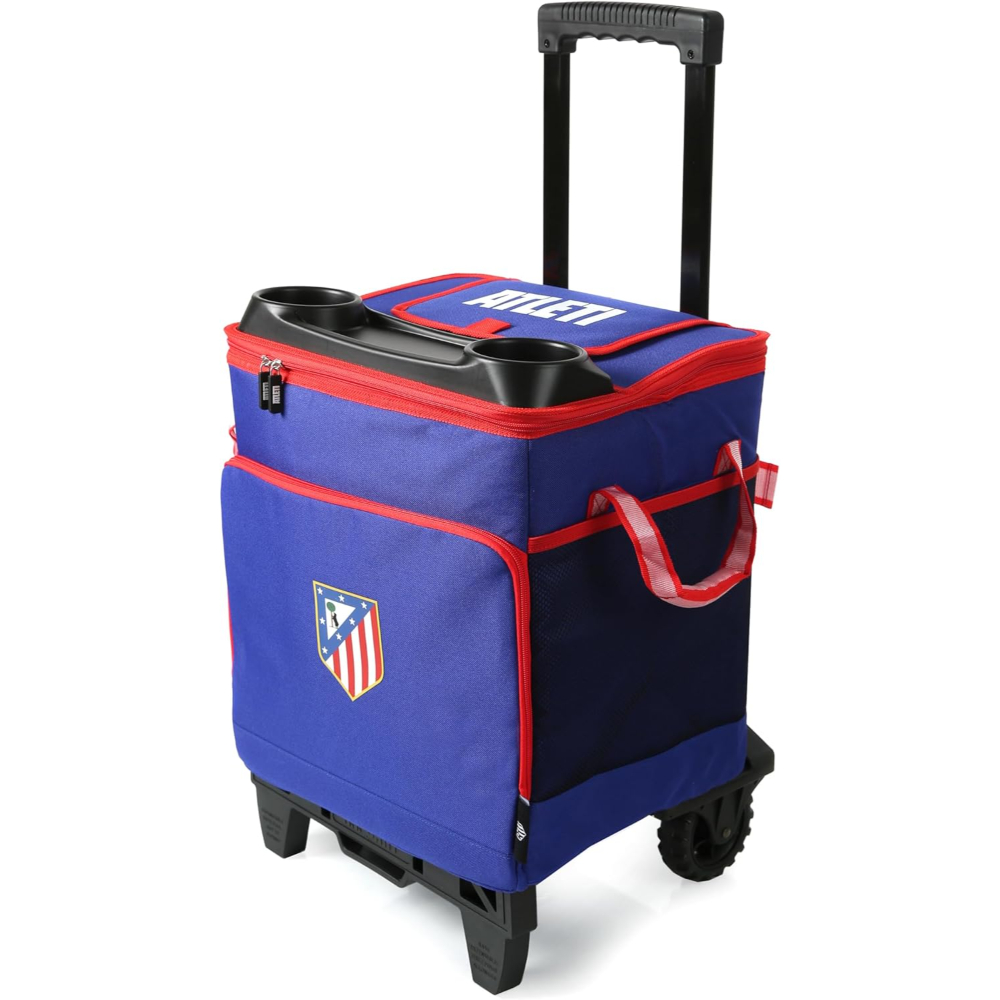 Nevera con Carrito y Ruedas Atlético de Madrid 50 Latas 87680