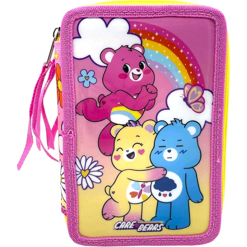 Plumier con Material Escolar Care Bears Osos Amorosos 3 Pisos 87968